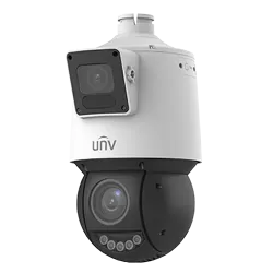 Camera Dual-lens IP, PTZ, 4MP, 25X, IR100m&WL30m, AutoTracking, Audio, Alarm, PoE, IP66 - UNV IPC94144SFW-X25-F40C - imagine 2