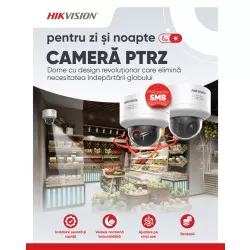 CAMERA IP DOME PTRZ 8MP IR 40M 2.8-12MM MIC - imagine 1