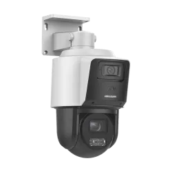 Camera IP PTZ TandemVu, 4MP dual, zoom optic 4X, IR 40m & WL 30m - HIKVISION DS-2SE3C404MWG-E14-2.8mm - imagine 1