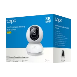 Camera IP Smart Wi-Fi, 3K 5MP, Pan&Tilt, Audio bidirectional, Alarma - TP-Link Tapo TapoC230 - imagine 2