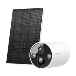 Camera IP Smart Wi-Fi, 4MP, Panou Solar, Baterie reincarcabila, Audio bidirectional - TP-Link Tapo TapoC425KIT