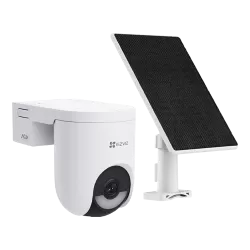 Camera IP Wi-Fi6 & 4G PT + Panou solar 5W, 2K+, baterie 5.200 mAh, Audio, IR+WL 15m, Alarma - Ezviz CS-HB8c-4G-KIT