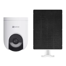 Camera IP Wi-Fi6 & 4G PT + Panou solar 5W, 2K+, baterie 5.200 mAh, Audio, IR+WL 15m, Alarma - Ezviz CS-HB8c-4G-KIT - imagine 1