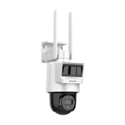 Camera PT IP 4G LTE, 2MP, 2.8mm, IR 30m, PIR+Radar, Panou solar + Acumulator lithium 50.76Wh - HIKVISION DS-2DE2C200IWG-K-4G-C05S10-2.8mm - imagine 1