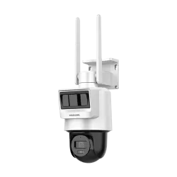 Camera PT IP 4G LTE, 4MP, 2.8mm, IR 30m, Audio, PIR+Radar, Panou solar + Acumulator lithium 50.76Wh - HIKVISION DS-2DE2C400IWG-K-4G-C05S10-2.8mm - imagine 2