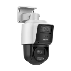 Camera TandemVu PTZ, 4MP, 10X, IR max. 80m DarkFighter, WL 30m - HIKVISION  DS-2SE3C410MWG-E14-2.8mm - imagine 1