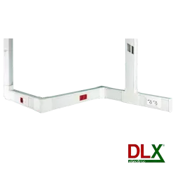 Canal cablu 102x50 mm cu capac, 2m - DLX DLX-102-50 - imagine 2