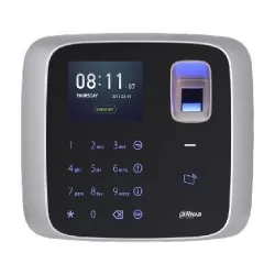 Cititor Dahua ASA2212A Terminal pontaj Dahua , card Mifare 13.56MHz/amprenta/parola, ecran LCD