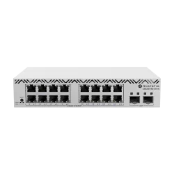 Cloud Smart Switch, 16 x Gigabit, 2 x SFP+ 10Gbps, 1U - Mikrotik CSS318-16G-2S+IN - imagine 1