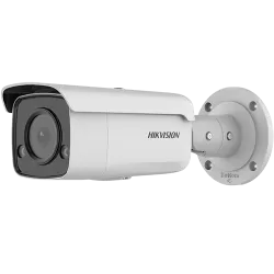 ColorVu - Camera IP 4.0 MP, lentila 4mm, lumina alba 60m, SDcard, VCA - HIKVISION DS-2CD2T47G2-L-4mm - imagine 1