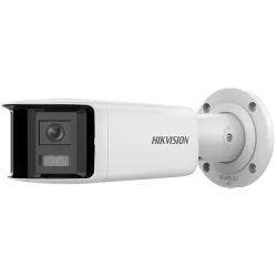 ColorVu - Camera IP 4MP, lentila 2.8mm, Panoramic view 180gr, WL 40m, Audio - HIKVISION DS-2CD2T47G2P-LSU-SL-2.8mm - imagine 2