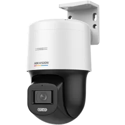 ColorVu - Camera miniPT, IP, 2MP, lentila 2.8mm, WL 30m, Audio, PoE, IP66 - HIKVISION DS-2DE2C200SCG-E(F0) - imagine 2