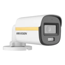 ColorVu, Dual Light - Camera analog 2MP, lentila 2.8mm, IR 20m, WL 20m, TVI/AHD/CVI/CVBS, Mic. - HIKVISION DS-2CE10DF3T-LFS-2.8mm