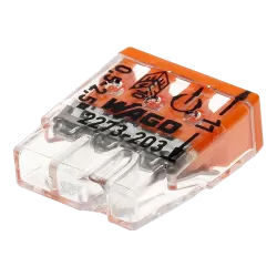  Conector compact de imbinare, 3 fire, max. 2.5 mmÂ² (100 buc.) - WAGO 2273-203
