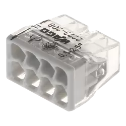  Conector compact de imbinare, 8 fire, max. 2.5 mmÂ² (50 buc.) - WAGO 2273-208