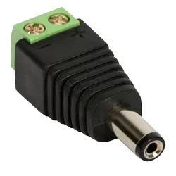 Conector de alimentare tata, 12V, cu surub SDC-CAT