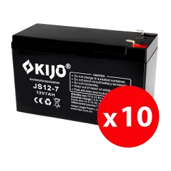 Cutie 10 acumulatori JS12-7 - KIJO JS12-7-BAX
