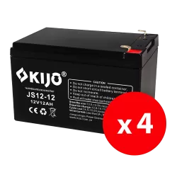 Cutie 4 acumulatori JS12-12 - KIJO JS12-12-BAX