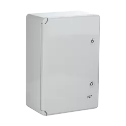 Cutie distributie IP65 din ABS gri, usa mata, placa metalica, 400x500x240 mm PP3007