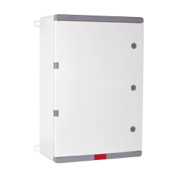 Cutie distributie IP67 din ABS gri, usa mata, placa metalica, 400x500x240 mm PD405024