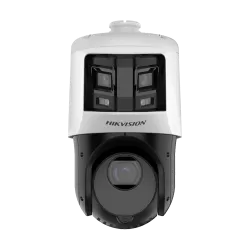 Deep Learning, DarkFighter, ColorVu - Camera IP, 6+4MP, 25X, IR 100m, WL 30m, Alarma - HIKVISION DS-2SE4C425MWG-E26F0