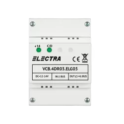 Doza derivatie video 4 iesiri pentru EXPERT, G3 - ELECTRA VCB.4DR03.ELG05