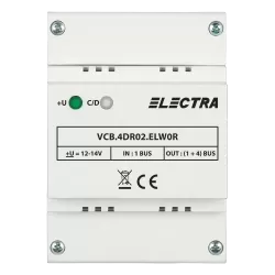 Doza derivatie video 4 iesiri REZIDENTIAL - ELECTRA VCB.4DR02.ELW0R