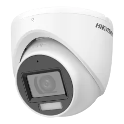 Dual Light - Camera analog 2MP, lentila 2.8mm, IR 30m, WL 20m, TVI/AHD/CVI/CVBS, Mic., IP67 - HIKVISION DS-2CE76D0T-LMFS-2.8mm