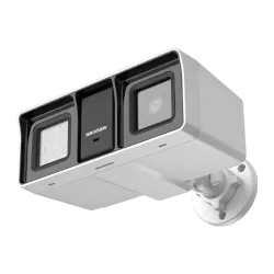 Dual Light - Camera analog 2MP, lentila 2.8mm, IR 60m, WL 60m, TVI/AHD/CVI/CVBS, Mic. - HIKVISION DS-2CE18D0T-LFS-2.8mm