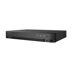 DVR AcuSense, 4 ch analog max. 4K+ 4 ch IP max. 4K, Alarma I/O - HIKVISION iDS-7204HTHI-M1-S(4A+4/1ALM)