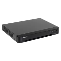 DVR AcuSense, 4 ch analog max. 4K+ 2 ch IP max. 4K, Alarma I/O - HIKVISION iDS-7204HUHI-M1-X(4A+4/1ALM) - imagine 1