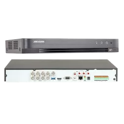 DVR AcuSense 8 ch. video 8MP, Analiza video, AUDIO 'over coaxial', Alarma 8/4 - HIKVISION iDS-7208HUHI-M2-SA - imagine 2