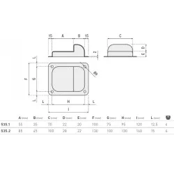 FIXARE USA BATANTA 130X160X50 ZNB - imagine 1