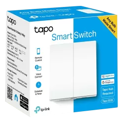 Intrerupator inteligent dublu TP-Link Tapo S220, Wi-Fi - TP-LINK TapoS220 - imagine 1
