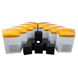 KIT 8 sirene de exterior + 8 acumulatori 12V, 4.5Ah BS1X8+8AC