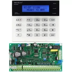 Kit antiefractie Secolink Centrala wired PAS832 V3 + Tastatura LCD KM20B