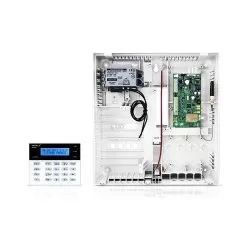 Kit antiefractie Secolink Kit_GSV4b+KM20B+LP2+CAS6, Kit sistem alarma Secolink GSM centrala GSV4 v2, tastatura KM20B, detector miscare LP2, cutie cu traf CAS6, 7 zone