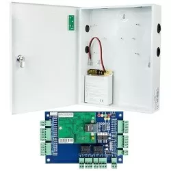 Kit Control Acces Viontech VI-L02KIT, Centrala acces IP  2 usi  bidirectionale + Cutie cu sursa de alimentare