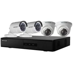 KIT DVR + 2 BULLET + 2 DOME + ACCESORII