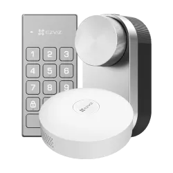 Kit incuietoare inteligenta cu hub pentru conexiune internet inclus si scenarii smart - EZVIZ CS-DL01/DL01CP/A3
