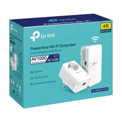 Kit Powerline AV1000, Passthrough, Wi-Fi 5, AC1200 Dual-Band, 1 x RJ45 Gigabit - TP-Link TL-WPA7617KIT - imagine 2