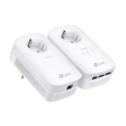 Kit Powerline AV1300, Passthrough, 3 x RJ45 Gigabit - TP-Link TL-PA8033PKIT