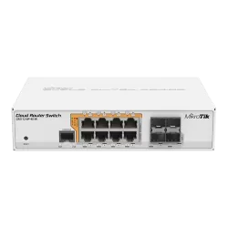 Management Switch, 8 x Gigabit cu PoE-out, 4 x SFP - Mikrotik CRS112-8P-4S-IN