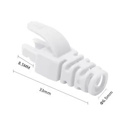Manson protectie mufa RJ45, alb (100buc) RJ45-CAP-WH