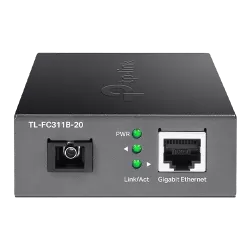Media Convertor Gigabit WDM, SC, single-mode, 20 Km, TX 1310nm / RX 1550nm  - TP-Link Omada FC311B-20 - imagine 2