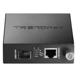 Mediaconvertor Gigabit - SFP fibra optica (pt TFC-1600) - TRENDnet TFC-1000MGA - imagine 1