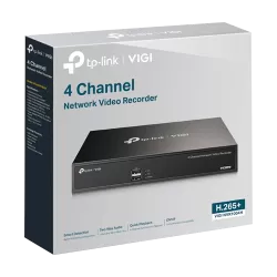 NVR 4K, 4 canale max. 8MP, Audio IN/OUT, 1 x SATA - TP-Link VIGI VIGINVR1004H - imagine 3