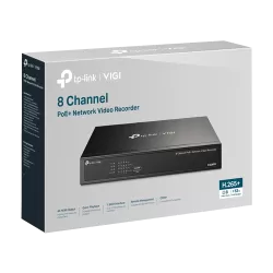 NVR 4K, 8 canale max. 8MP, 8 porturi PoE, Buget PoE 53W, Audio IN/OUT, 1 x SATA, 1U - TP-Link VIGI VIGINVR1008H-8P - imagine 3