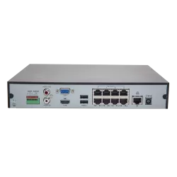 NVR 8 canale 4K + 8 porturi PoE - UNV NVR301-08X-P8 - imagine 3