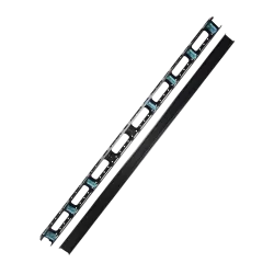 Organizator vertical cabluri, metalic, 42U - ASYTECH Networking ASY-VCM-42